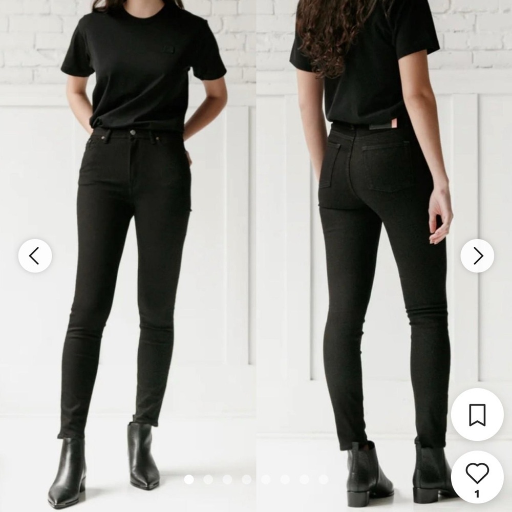 ACNE Studios high waisted skinny jeans